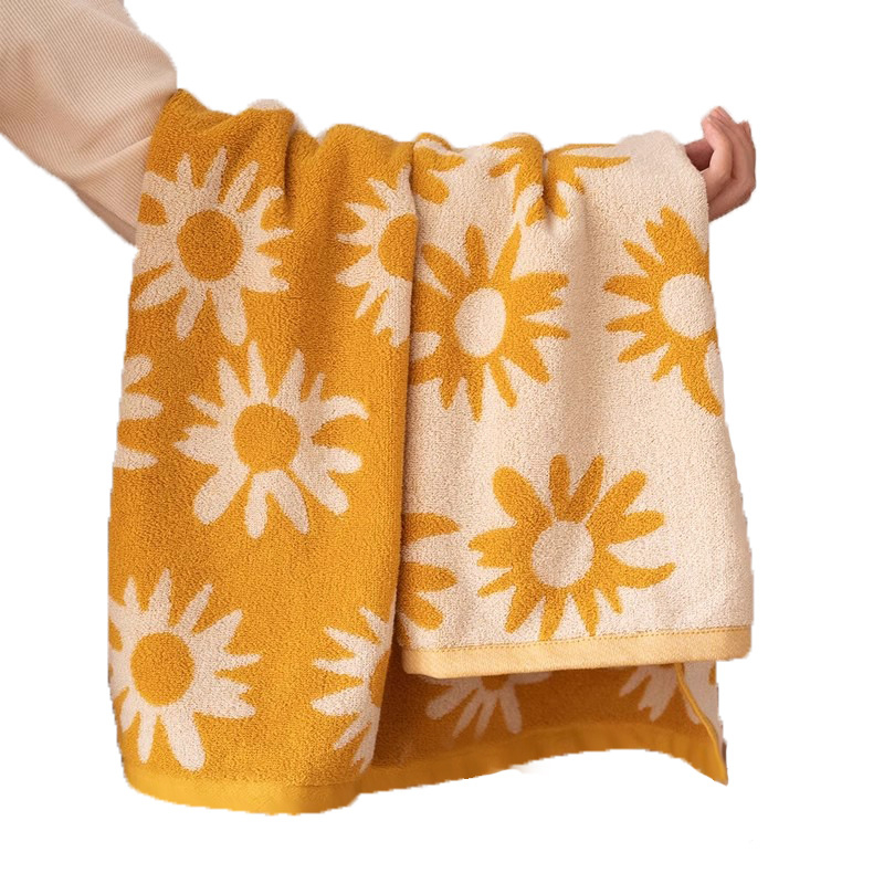 100% pamukane ručnike za lice za parove, kućna upotreba, debeli i visoko upijajući, jacquard tkanina, poklon set
