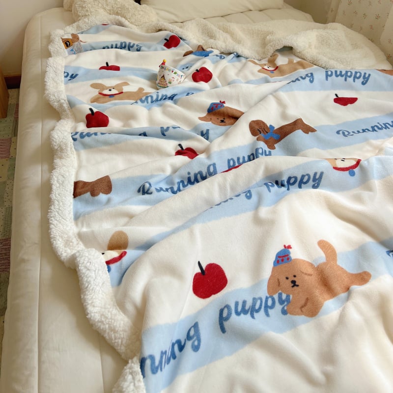 Multikas kass plüüs tekk, paks Milk Velvet kattega, talve une jaoks hubane, kohandatav