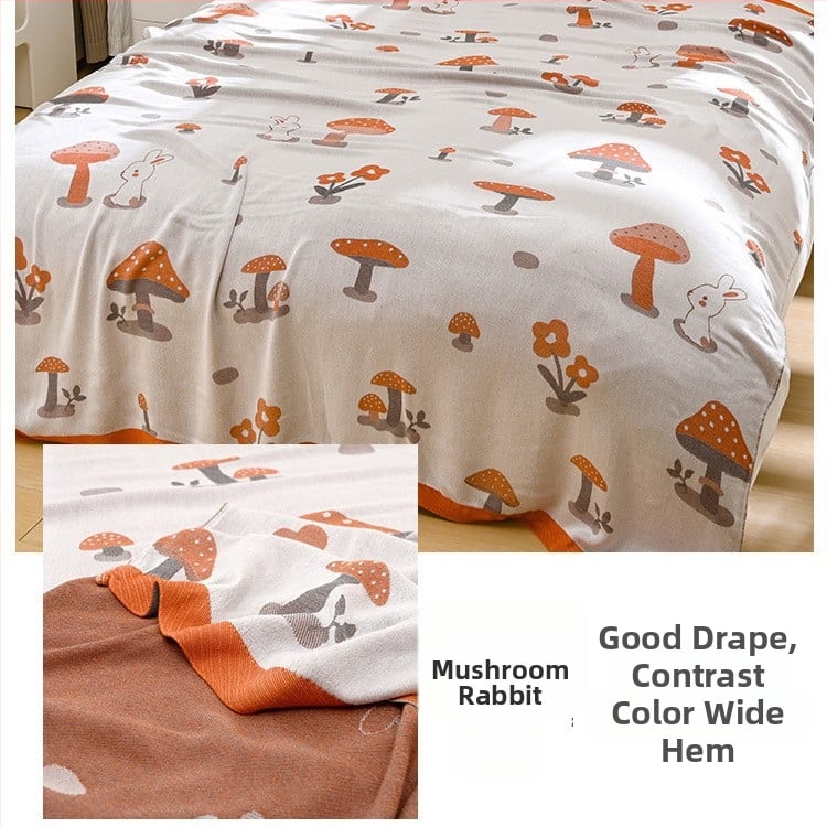 Bambuszrostból készült takaró – hűs Ice Silk érzet, egész évben használható, virágos minta, modern minimalist stílus, súly 800-999 g