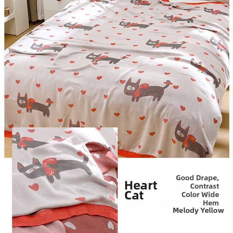 Bambuszrostból készült takaró – hűs Ice Silk érzet, egész évben használható, virágos minta, modern minimalist stílus, súly 800-999 g