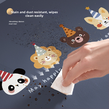 Veļas mazgājamās mašīnas pārsegs ar diatomīta mālu, karikatūru stils, putekļu aizsardzība un ūdens uzsūkšana