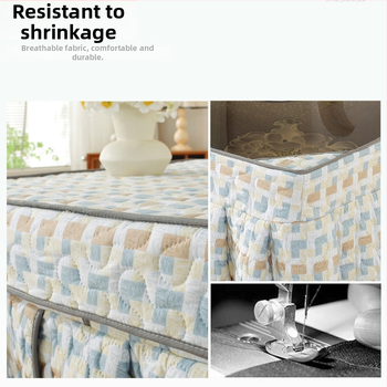 Universāls mēbeļu pārklājs ar zīda ziedu rakstu, putekļu aizsardzība dīvānam/klimata iekārtai