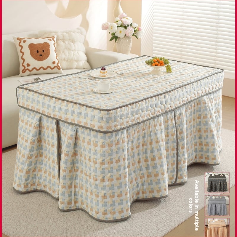 Universāls mēbeļu pārklājs ar zīda ziedu rakstu, putekļu aizsardzība dīvānam/klimata iekārtai