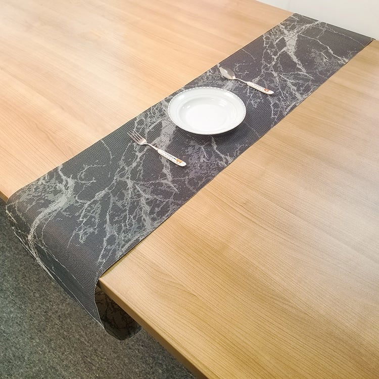 Stalo runner PVC 70% + PET 30%, Dryžuotas raštas, Naujasis Kinų stilius, Pritaikomas, Biodegraduojamas