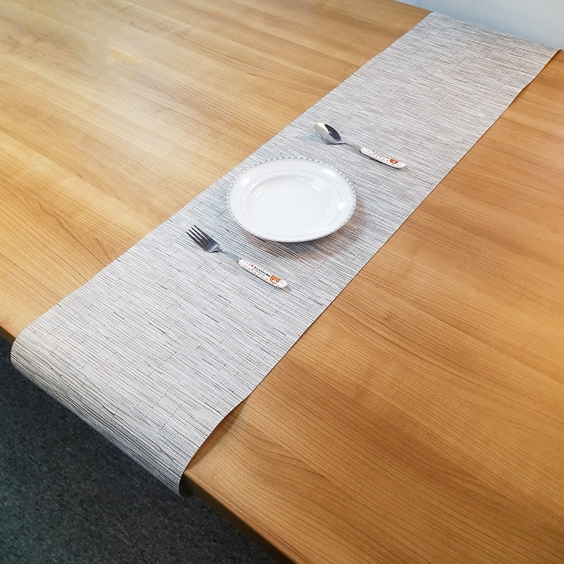 Stalo runner PVC 70% + PET 30%, Dryžuotas raštas, Naujasis Kinų stilius, Pritaikomas, Biodegraduojamas