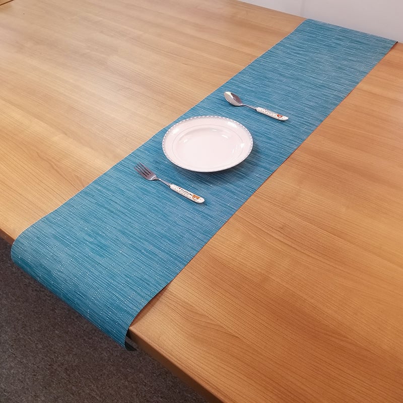 Stalo runner PVC 70% + PET 30%, Dryžuotas raštas, Naujasis Kinų stilius, Pritaikomas, Biodegraduojamas