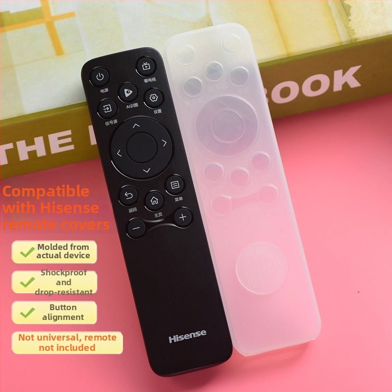 CN3A61 Hisense nuotolinio valdymo apsauginis silikoninis dėklas, pilna apsauga, atsparus smūgiams, medvilnės pamušalas, paprastas ir šiuolaikiškas stilius, dulkių atsparus