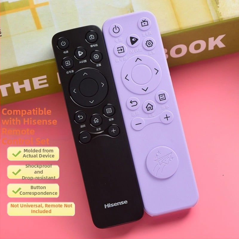 CN3A61 Hisense nuotolinio valdymo apsauginis silikoninis dėklas, pilna apsauga, atsparus smūgiams, medvilnės pamušalas, paprastas ir šiuolaikiškas stilius, dulkių atsparus