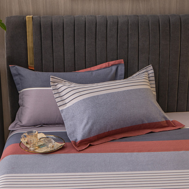 Set od dvije pamucne jastučnice od brušenog pamuka, 48 × 74 cm, za standardne jastuke