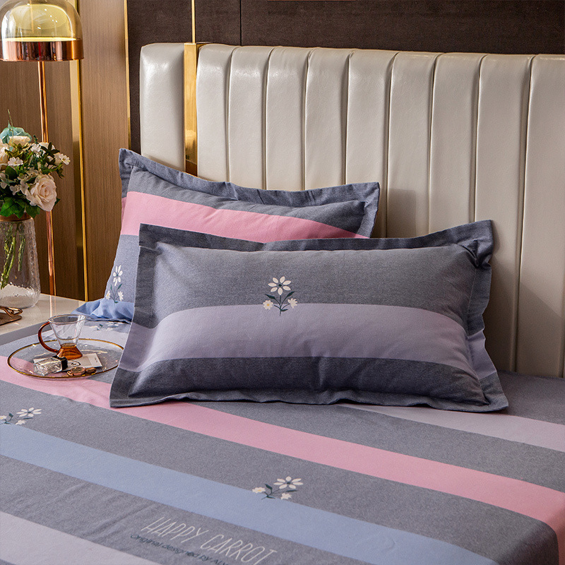 Set od dvije pamucne jastučnice od brušenog pamuka, 48 × 74 cm, za standardne jastuke