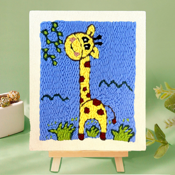 Krustšūšanas komplekts ar karikatūru/anime motīvu, mūsdienīgs minimālisma stils; piemērots viesistabai vai guļamistabai.