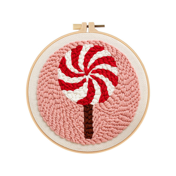 Ojindiy Punch Needle Adatu Komplekts – Kokvilna, Svētku Raksts, DIY Audumu Izšūšana