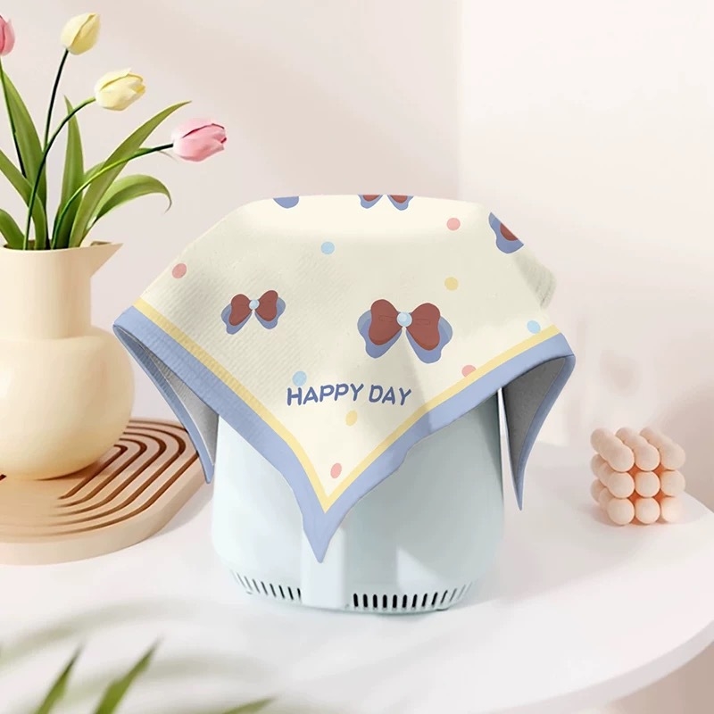 Karikatuuristiililine tolmukate kodumas kodastes | polüestri kiud | XDRD151 | elutuba, söögituba, kaubandusruumid, muud