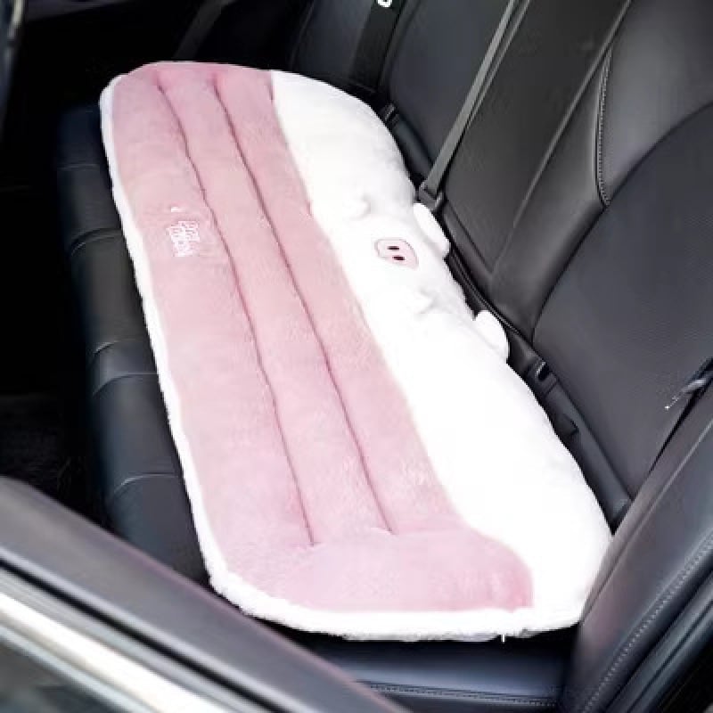 Elektrinis triciklas žieminei sėdynės pagalvė su nugaros atrama, integruotas gaubtas, fleece audinys priekinėms ir galinėms sėdynėms