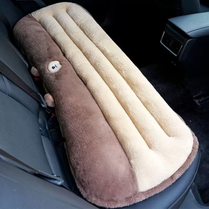 Elektrinis triciklas žieminei sėdynės pagalvė su nugaros atrama, integruotas gaubtas, fleece audinys priekinėms ir galinėms sėdynėms