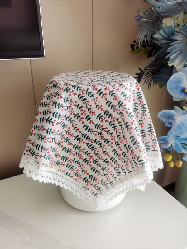 Köögiseadmete tolmukate – kangas, maastikulise stiil, mikrolaineahju, riisi keetja ja õhufriteerija jaoks (eluruum)