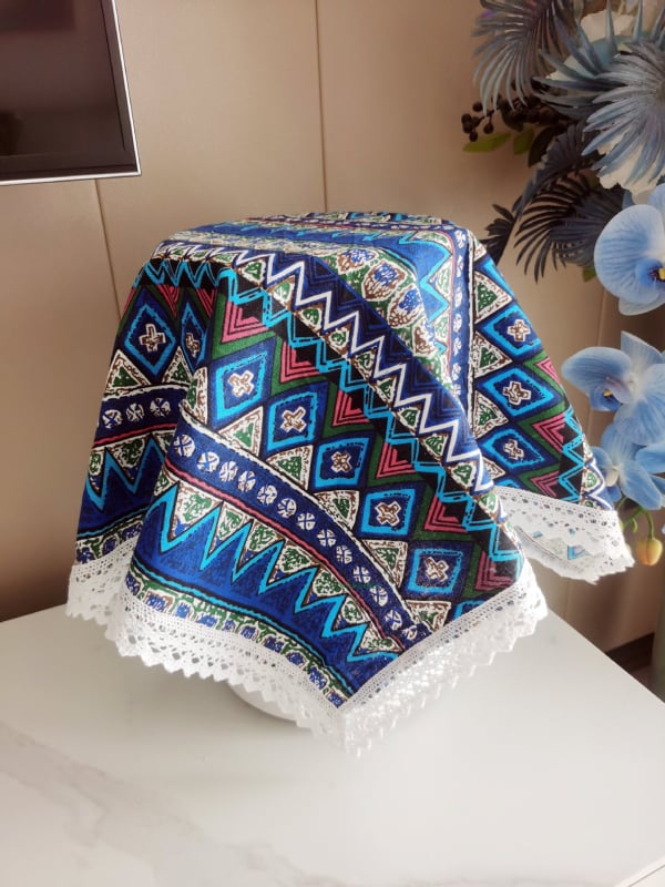 Köögiseadmete tolmukate – kangas, maastikulise stiil, mikrolaineahju, riisi keetja ja õhufriteerija jaoks (eluruum)