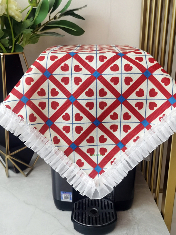 Köögiseadmete tolmukate – kangas, maastikulise stiil, mikrolaineahju, riisi keetja ja õhufriteerija jaoks (eluruum)