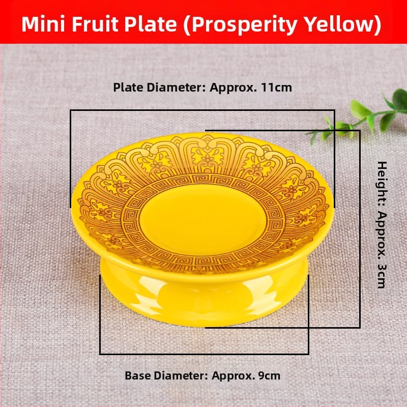 Vaisių lėkštė Budai, dekoratyvinė lėkštė su šilko gėle, universalaus stiliaus, paviršius: kitas, dovana gimtadieniui