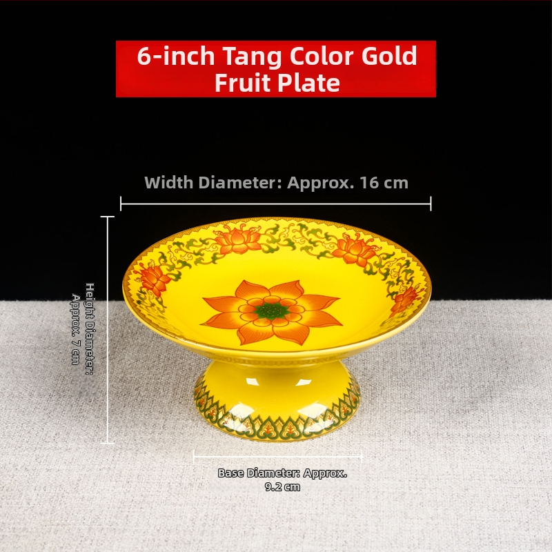 Vaisių lėkštė Budai, dekoratyvinė lėkštė su šilko gėle, universalaus stiliaus, paviršius: kitas, dovana gimtadieniui