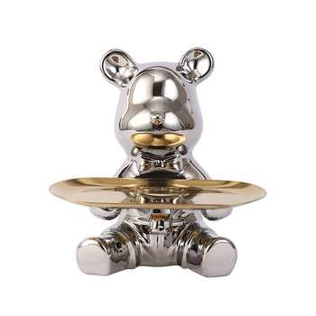 Lufi kutya szobor szintetikus gyantából - modern, minimalist dizájn a nappaliba és szekrényekhez; Anyag: szintetikus gyanta; Kategória: gyanta kézműves tárgyak; Ajándék új otthonra