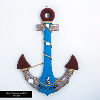 Medinis ankeris – sienos dekoras, Viduržemio jūros stilius, Welcome motyvas, pušies medis