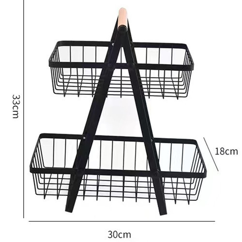 Gyümölcstál több rétegű kovácsoltvasból és fapanelből, falra szerelhető a nappaliba, skandináv egyszerű stílus, banánkosár