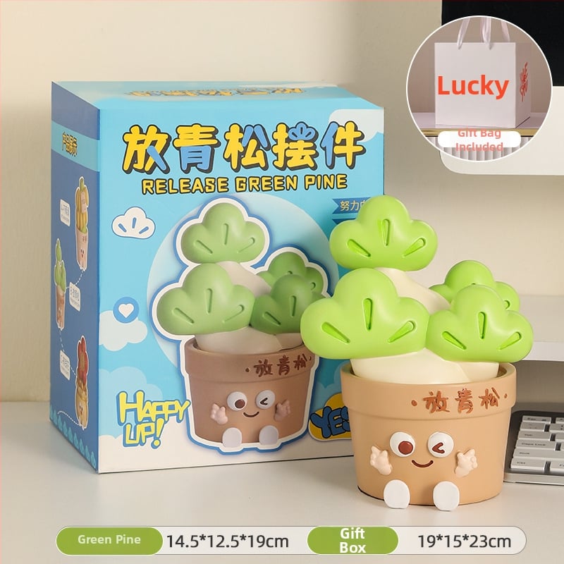 Biuro stalo dekoras nerimo mažinimui ir emocinei stabilumui (Medžiaga: derva; Stilius: paprastas ir šiuolaikiškas; Verslo dovana)