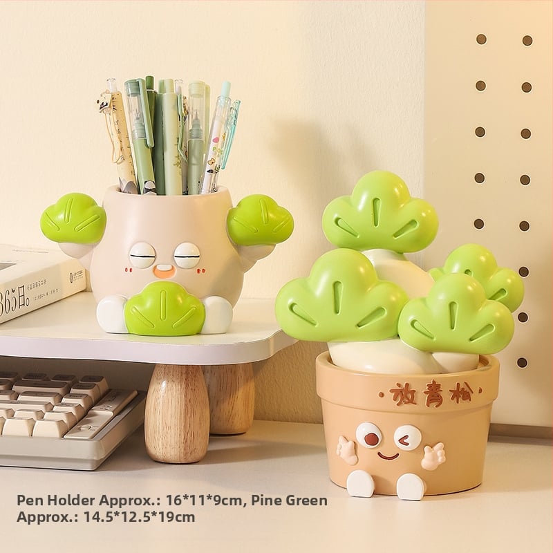 Biuro stalo dekoras nerimo mažinimui ir emocinei stabilumui (Medžiaga: derva; Stilius: paprastas ir šiuolaikiškas; Verslo dovana)