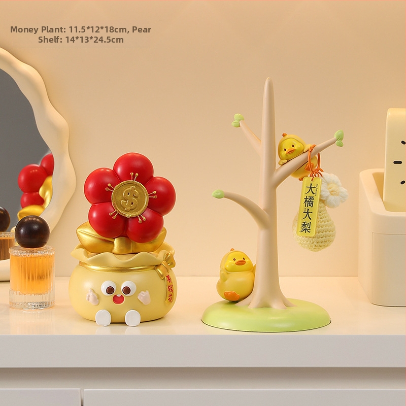 Biuro stalo dekoras nerimo mažinimui ir emocinei stabilumui (Medžiaga: derva; Stilius: paprastas ir šiuolaikiškas; Verslo dovana)