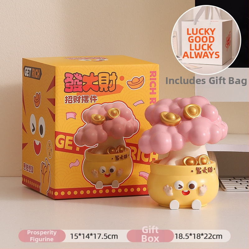 Biuro stalo dekoras nerimo mažinimui ir emocinei stabilumui (Medžiaga: derva; Stilius: paprastas ir šiuolaikiškas; Verslo dovana)