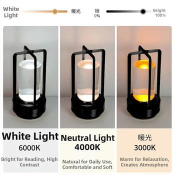 Stalo lempa su kryžiaus formos krištolo dizainu, įkraunama, prisilietimo valdymas, aplinkos šviesa, metalo laikiklis