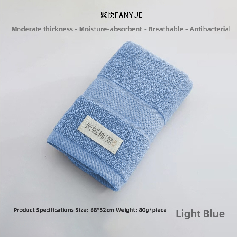 Pamut arc- és testtörölköző, vastagított, puha, nagyon nedvszívó, 100D szál, egyszerű szövés