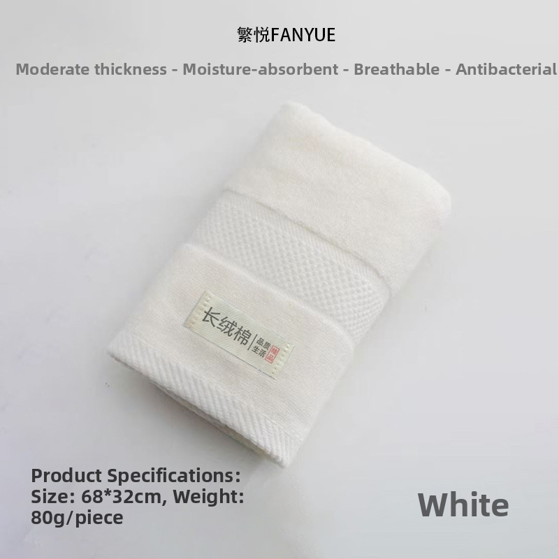 Pamut arc- és testtörölköző, vastagított, puha, nagyon nedvszívó, 100D szál, egyszerű szövés