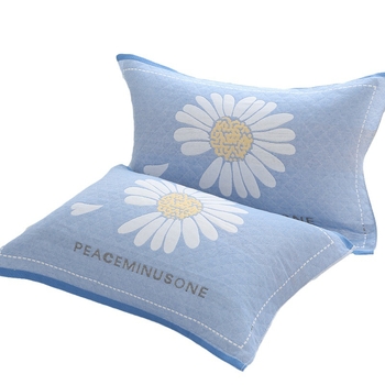 Géz párnahuzat jacquard mintával, vastított, esküvőkhöz, pároknak, diákoknak, szállodáknak és otthoni használatra | Márka: Three Dolls | Anyag: Kémiai rost | Kategória: Géz párnahuzat | Nyomtatott logó: OK