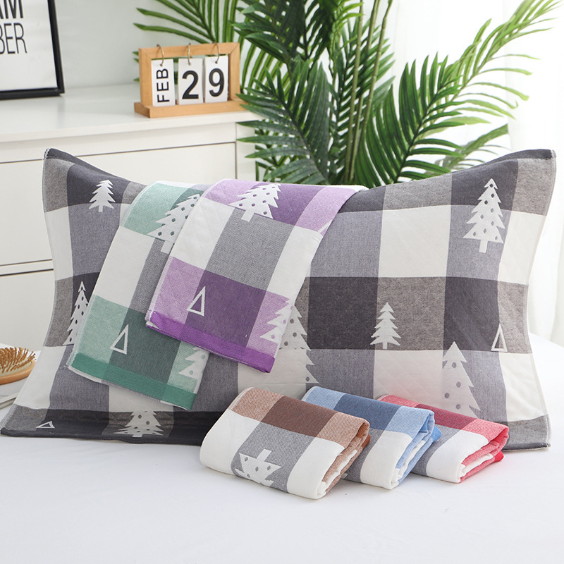 Géz párnahuzat jacquard mintával, vastított, esküvőkhöz, pároknak, diákoknak, szállodáknak és otthoni használatra | Márka: Three Dolls | Anyag: Kémiai rost | Kategória: Géz párnahuzat | Nyomtatott logó: OK