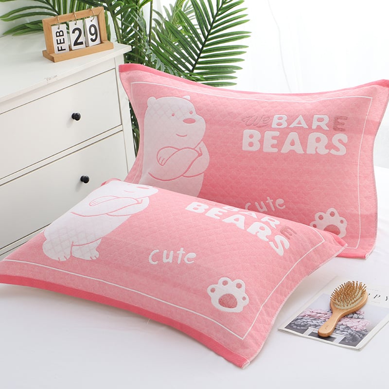 Géz párnahuzat jacquard mintával, vastított, esküvőkhöz, pároknak, diákoknak, szállodáknak és otthoni használatra | Márka: Three Dolls | Anyag: Kémiai rost | Kategória: Géz párnahuzat | Nyomtatott logó: OK