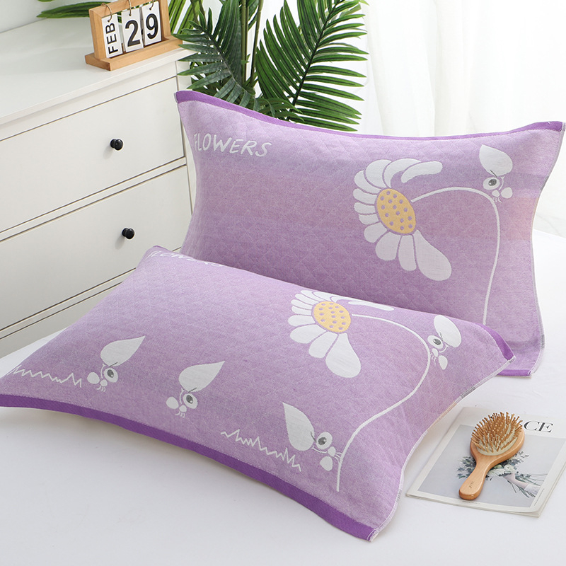 Géz párnahuzat jacquard mintával, vastított, esküvőkhöz, pároknak, diákoknak, szállodáknak és otthoni használatra | Márka: Three Dolls | Anyag: Kémiai rost | Kategória: Géz párnahuzat | Nyomtatott logó: OK