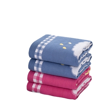 Четирислоен марлен възглавничен кърпич с джакардов принт | меко усещане | персонализирано отпечатване на лого | подходящ за всички