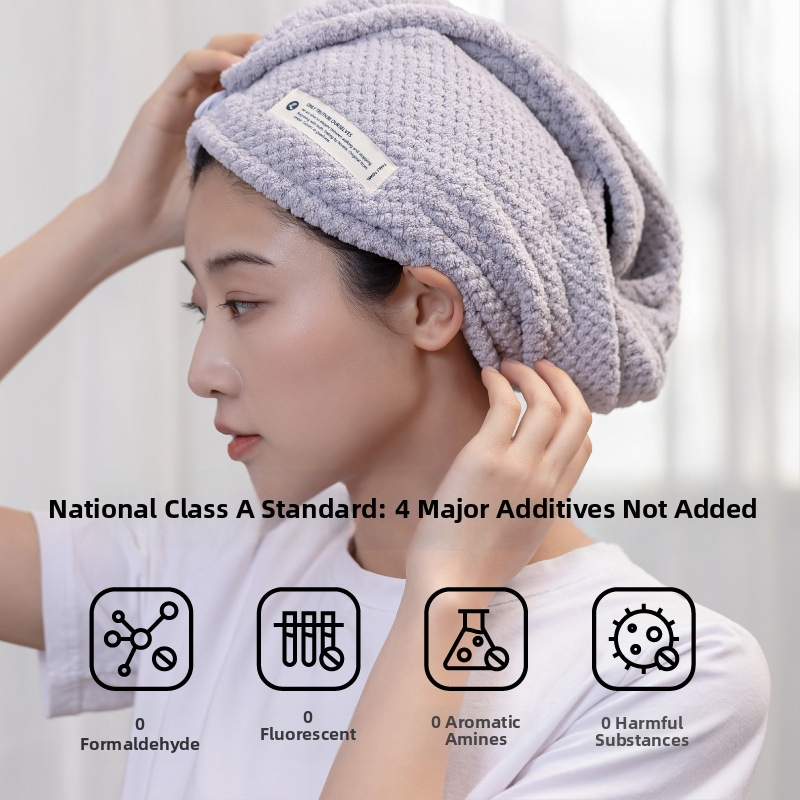 Hajszárító sapka, korall plüss anyag, 150D fonal, súly kevesebb mint 30 g, kategória: hajszárító sapka