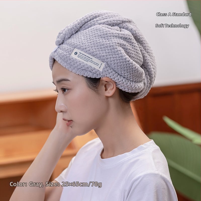 Hajszárító sapka, korall plüss anyag, 150D fonal, súly kevesebb mint 30 g, kategória: hajszárító sapka