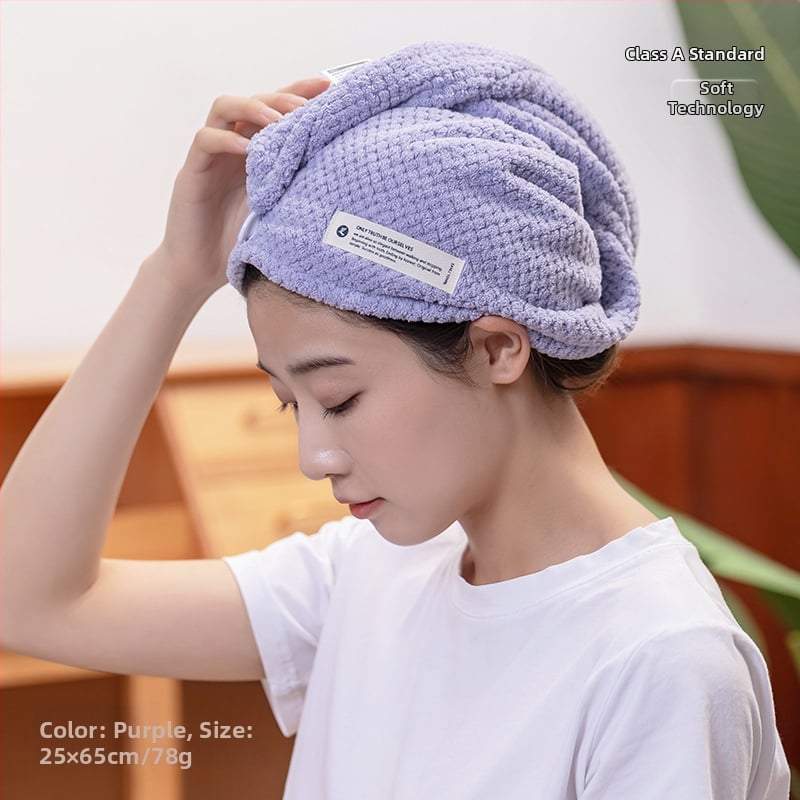 Hajszárító sapka, korall plüss anyag, 150D fonal, súly kevesebb mint 30 g, kategória: hajszárító sapka