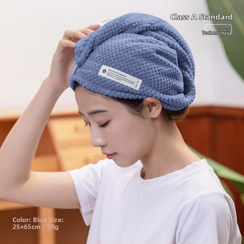 Hajszárító sapka, korall plüss anyag, 150D fonal, súly kevesebb mint 30 g, kategória: hajszárító sapka