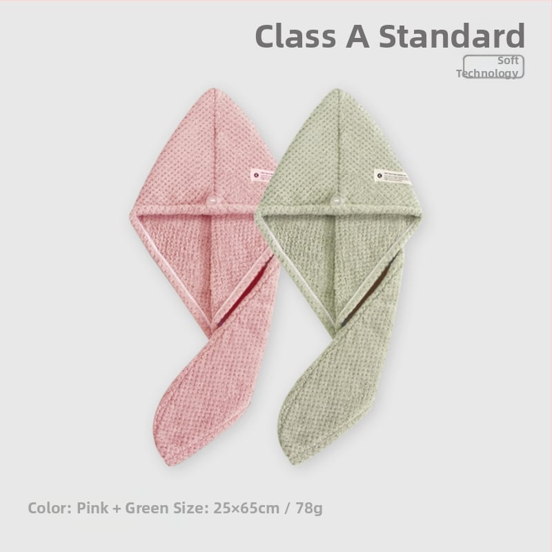 Hajszárító sapka, korall plüss anyag, 150D fonal, súly kevesebb mint 30 g, kategória: hajszárító sapka