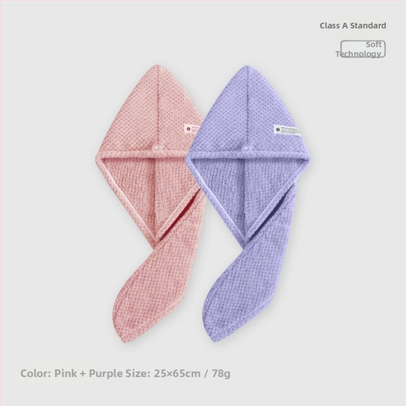 Hajszárító sapka, korall plüss anyag, 150D fonal, súly kevesebb mint 30 g, kategória: hajszárító sapka