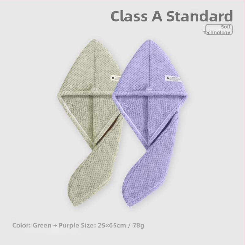 Hajszárító sapka, korall plüss anyag, 150D fonal, súly kevesebb mint 30 g, kategória: hajszárító sapka