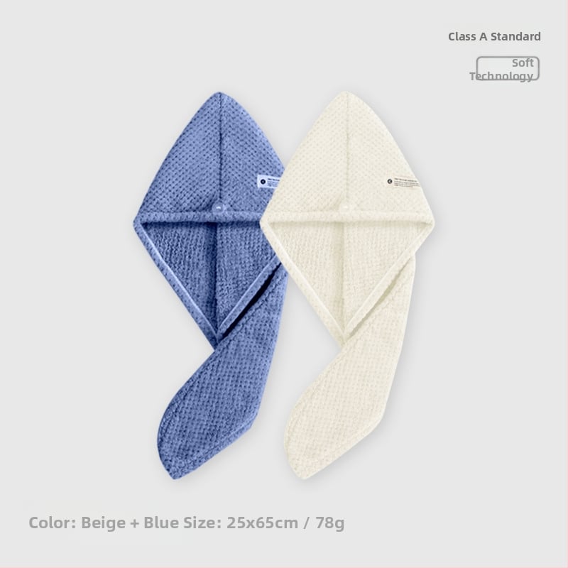 Hajszárító sapka, korall plüss anyag, 150D fonal, súly kevesebb mint 30 g, kategória: hajszárító sapka