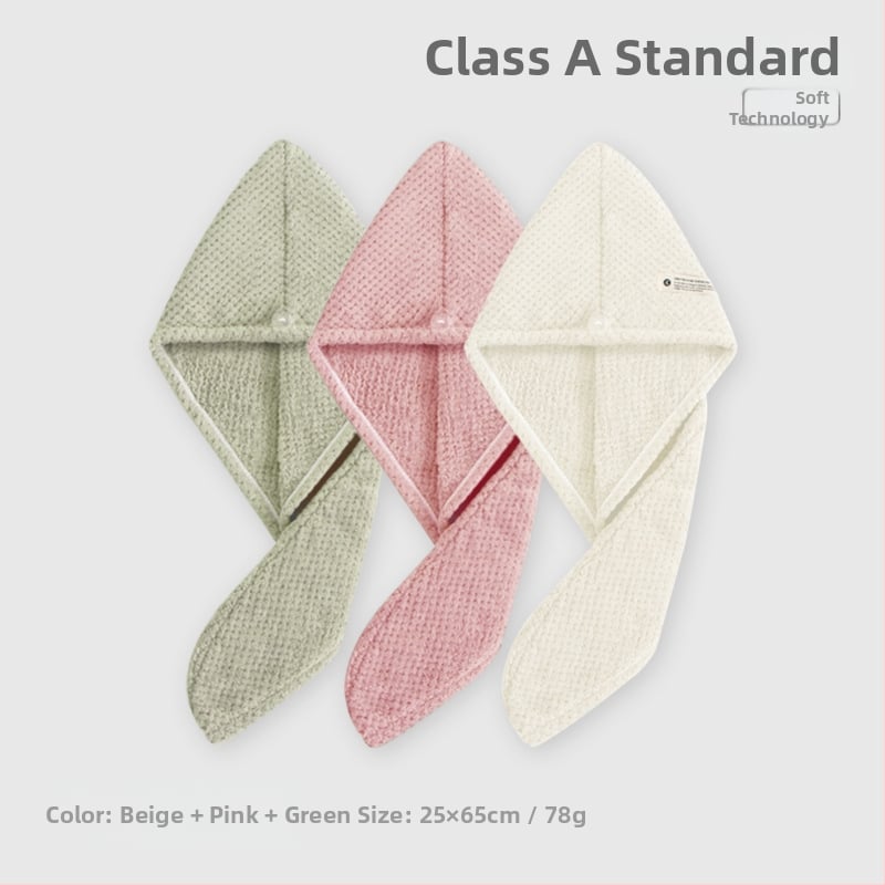 Hajszárító sapka, korall plüss anyag, 150D fonal, súly kevesebb mint 30 g, kategória: hajszárító sapka