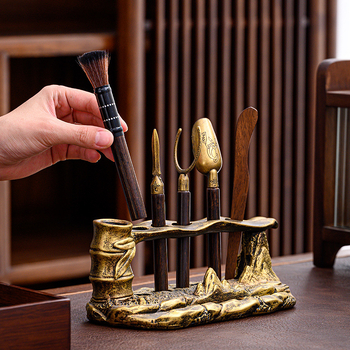 Kuusosaline tee seremonii tööriistade komplekt (Materjal: resiin; Stiil: Uus Hiina stiil; Kvaliteet: esmaklassiline) (Lansseerimine: kevad 2024; Kaal: 1,2 kg)