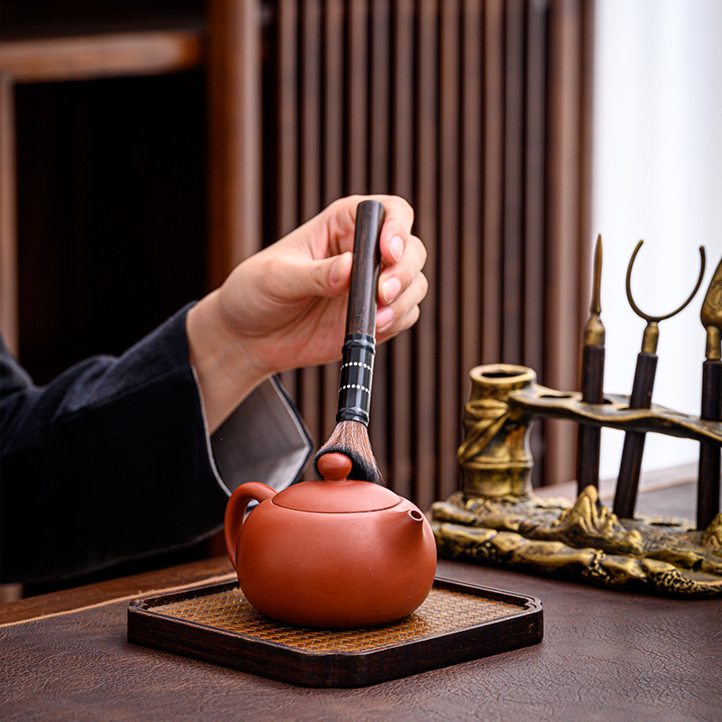 Kuusosaline tee seremonii tööriistade komplekt (Materjal: resiin; Stiil: Uus Hiina stiil; Kvaliteet: esmaklassiline) (Lansseerimine: kevad 2024; Kaal: 1,2 kg)